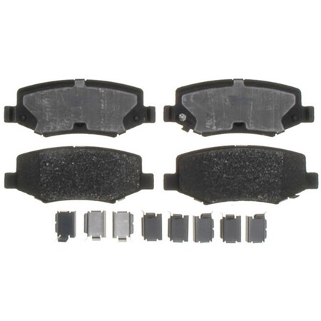 Raybestos 07-11 Dodge Tk/Jeep-Liberty/Nitro/Wra-Rr Brake Pad Set, Pgd1274M PGD1274M